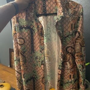 Gucci Jungle Tiger Pattern Shirt